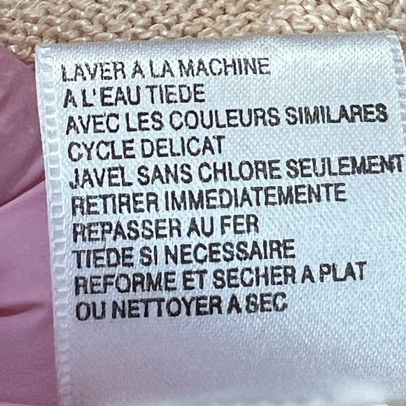 Liz Claiborne Beige Knit Button Down Cardigan Sweater Size M - Picture 8 of 8